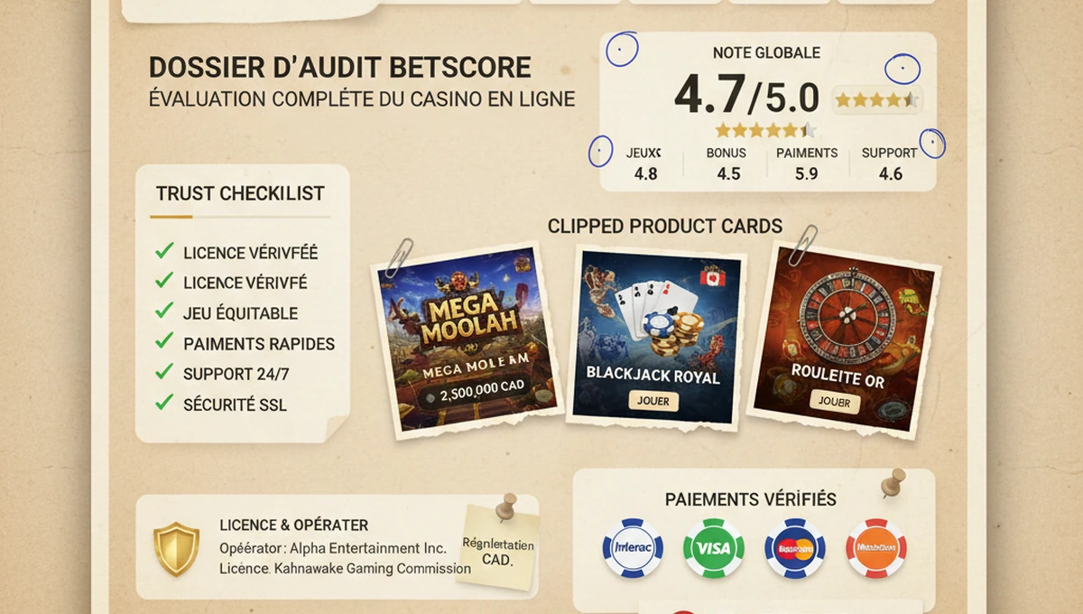 Méthode d'évaluation